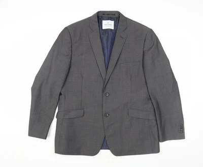 Daniel Hechter Men's Grey Blazer, Size 42S, Classic Fit - Image 1 of 4