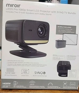 Brand New Sealed Miroir L810S Pro 1080p Smart LCD Projector with SYNQ TV Bundle - Picture 1 of 2