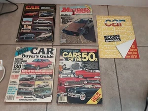 VINTAGE CAR MAGAZINES ALL 5 USED - Picture 1 of 2