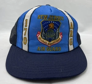 New Jersey Air Guard 170 Hat/Cap ARG Blue Adjustable SnapBack - Picture 1 of 4