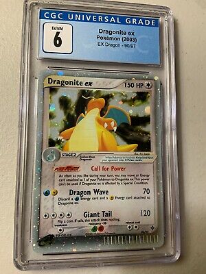 Pokemon Dragonite EX Dragon 2003 Holo Rare 90/97 CGC 6