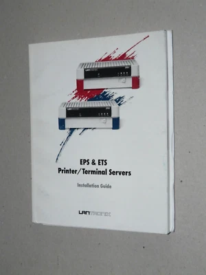 Lantronix EPS & ETS Printer/Terminal Server Installation Guide ( 1994 ) - Image 1 of 4