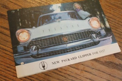 Folleto de ventas Packard Clipper 1957 color, pequeña pieza rara. Foto 1 de 2