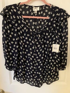 MILLY TOP BLUSE MILLY NEW YORK 100 % SEIDE NEU MIT ETIKETT EINZELHANDEL 275 $ - Bild 1 von 15