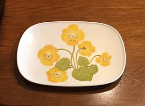 Vintage NORITAKE Flower Time Pattern #9072 Serving Platter Japan 13"x9" - Picture 1 of 6