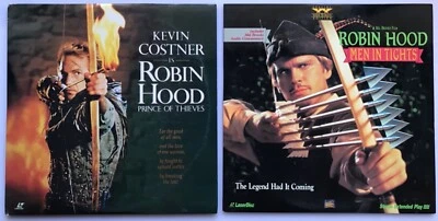 Robin Hood Men in Tights Widescreen Laserdisc Mel Brooks & Kevin Costner Lot 2 - Image 1 of 4