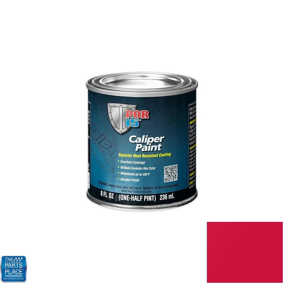 POR-15 42806 Heat Resistant Coating Caliper Paint Red 8 oz. Delivery