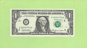 1999 ..UNCIRC 1 $ E 1520 7772 H .... 1999 1 $ E-H NICE NOTE FRN - Bild 1 von 2