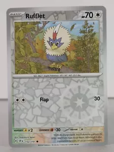 Rufflet - Surging Sparks - 152/191 - Juego de cartas coleccionables Pokémon - Holograma inverso - Común - Imagen 1 de 16