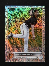 2022 Series 2 Base Foilboard #340 Dean Kremer /390 - Baltimore Orioles