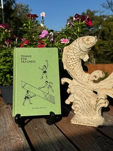 Tennis for Teachers 1970 Helen Irene Driver Illustrated Vintage Sports Enlarged - Foto 1 di 13