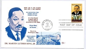 #1771 BÜRGERRECHTSFÜHRER MARTIN LUTHER KING. NOBELPREIS, MARSCH AUF WASHINGTON - Bild 1 von 1