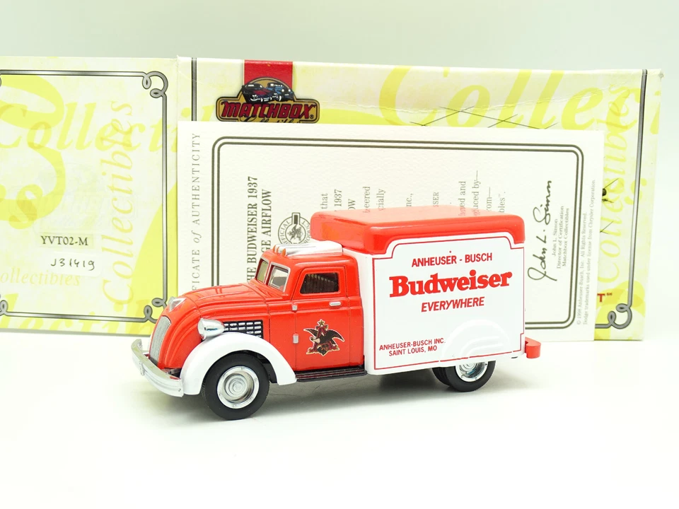 Matchbox 1/50 - Dodge Airflow 1937 Budweiser - Immagine 1 di 1