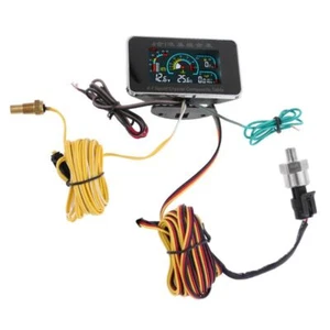 Car Digital ALARM Gauges Pressure Voltmeter Voltages Water Temperature Oil - Picture 1 of 8
