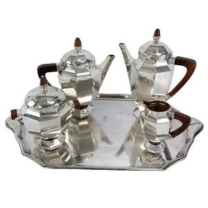 ART DECO Kaffee-Set versilbert Christofle GALLIA Tee-Service 1930er - Bild 1 von 9
