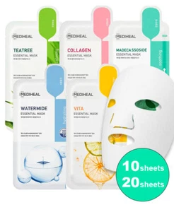 MEDIHEAL Facial Mask Sheets combo 10 | 20 sheets. US, FAST SHIP - Picture 1 of 7