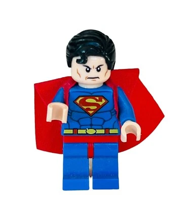Lego Mini Figure vtg minifigure toy DC Comic Justice League Batman Superman cape - Image 1 of 3