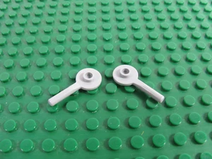 2x LEGO Light Bluish Gray Signal Paddle Utensil Minifigure 7250 7905 #3900 - Picture 1 of 1