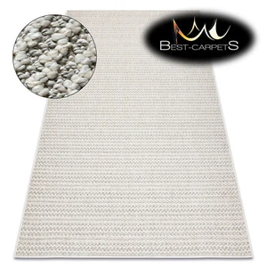 MODERN flat-woven RUGS 'JERSEY' strucrural grey durable easy to clean loop - Picture 1 of 11