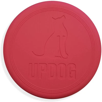 Disco volador pequeño de 6 pulgadas para perros disco volador rosa UpDog hecho en productos de EE. UU.  Foto 1 de 4