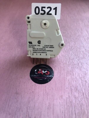 New Genuine OEM Whirlpool Refrigerator Defrost Timer WP67001036 - Image 1 of 4