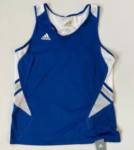 Tanque para correr individual ADIDAS para mujer Climacool | azul real | 3824w | nuevo con etiquetas - Imagen 1 de 3
