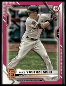 Mike Yastrzemski #64 2021 Bowman Fuchsia #/299 - Picture 1 of 2