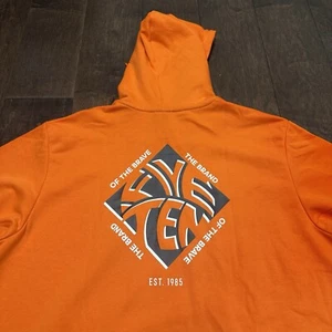 Adidas FIVE TEN 5.10 GFX Hoodie Hooded Sweatshirt FT2931 Pullover Orange 2XL - Picture 1 of 10