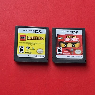 Lego Battles Nintendo DS Lot 2 Kids Strategy Games Ninjago Tested Works - Image 1 of 4