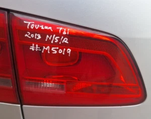 VW TOURAN MK1 PASSENGER SIDE REAR INNER TAIL LIGHT 2010-2015 #M5019 - Picture 1 of 7