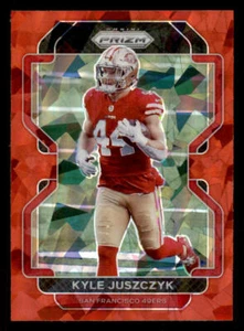 2021 Panini Prizm Prizms Red Ice #57 Kyle Juszczyk - Picture 1 of 2