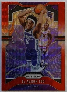 2019-20 Panini Prizm Red #120 De'Aaron Fox NBA Basketball Trading Card. - Picture 1 of 2