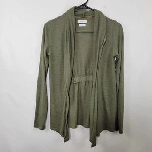 Van Heusen Forest Green Long Sleeve Shawl Collar Cardigan Women's Size XS - Picture 1 of 9