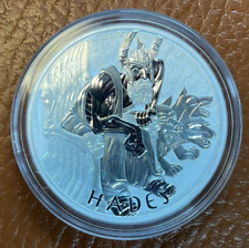 2021 Tuvalu 5 oz .9999 Silver Hades BU Coin w/ COA - Gods of Olympus