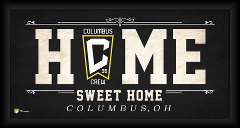 Columbus Crew Framed 10" x 20" Home Sweet Home Collage Cover