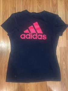 Adidas The Go To Tee T Shirt Womens Size M Black - Picture 1 of 4
