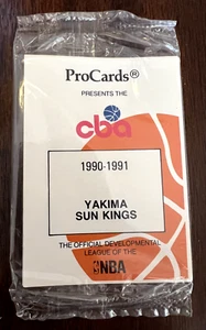 1990-91 PRO CARDS CBA YAKIMA SUN KINGS UNOPENED SET FACTORY SEALED NM-MT - Picture 1 of 2