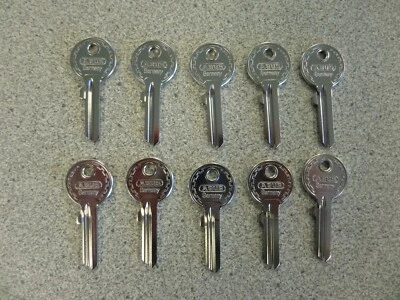 ABUS 24RK/26KBR DISKUS PADLOCK KEY BLANKS PACK OF 10 - Image 1 of 3