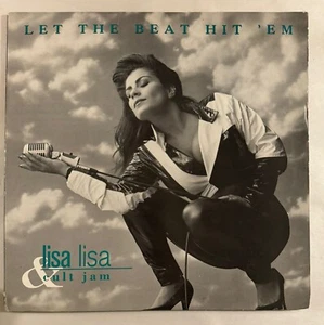 LISA LISA & CULT JAM – LET THE BEAT HIT 'EM - VINYL LP BLACK 1991 SONY MUSIC - J - Picture 1 of 2