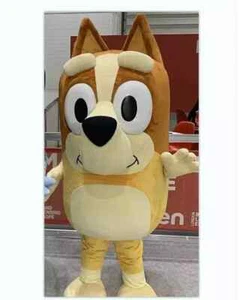 halloween Mascot Costumes The Bingo Dog Mascot Costume Adult Cartoon Character - Picture 1 of 4