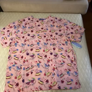 Women’s s Srubs In 1XL. Brand New. Colorful Pattern. - Picture 1 of 4