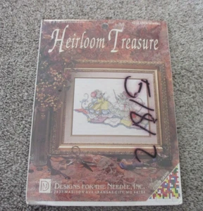 Heirloom Treasure Mice Sewing Cross Stitch Kit #5238 - Sealed, 8x10 Finished - Picture 1 of 6