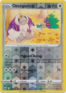 Reverse Holo Oranguru 119/159 Rare Crown Zenith Pokemon TCG - Picture 1 of 1