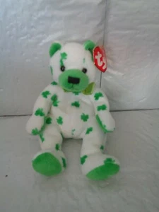 "TY - Verde - Trébol - Beanie Baby - 7,5" - Imagen 1 de 1