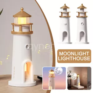 Lighthouse Projection Lamp Baby Night Light Projector w/Bluetooth/Motion Sensor - Picture 1 of 21