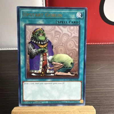 Upstart Goblin Rare Maximum Gold: El Dorado MGED-EN146 1st ED NM/VLP +BONUS HOLO - Image 1 of 4