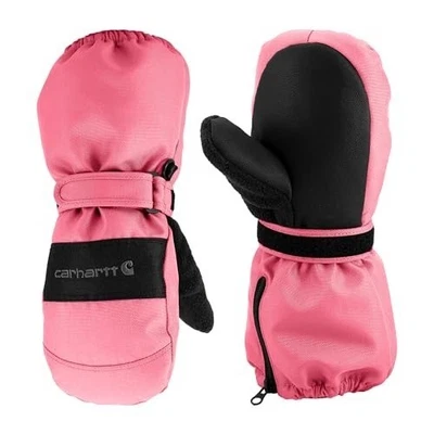 Puño con cremallera aislante impermeable rosa/negro GL0774 Carhartt para niñas pequeñas GL0774 Foto 1 de 4