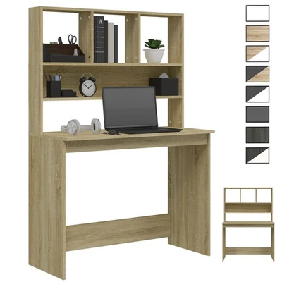 Schreibtisch mit Regal Computertisch Arbeitstisch Bürotisch PC Tisch Laptoptisch - Bild 1 von 4