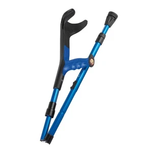 Ossenberg 5051 faltbare Reisestütze Schwarz-Blau mit Softgriff & Clip - Bild 1 von 1