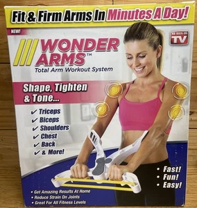Wonder Arms Total Workout System Resistance Training Bands, Shape, Tighten, Tone - Picture 1 of 9
